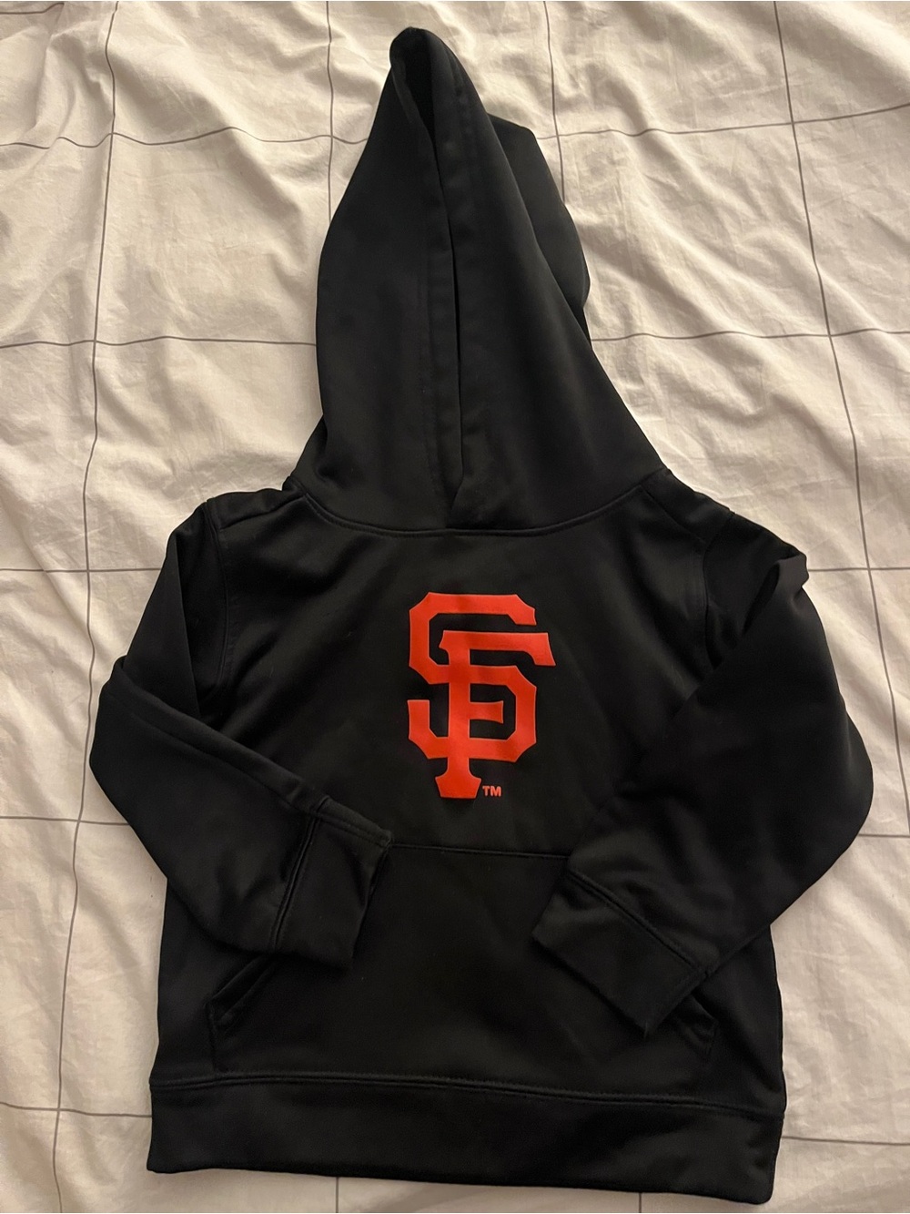 Genuine SF Giants Kids Black Hoodie with logo sz SM